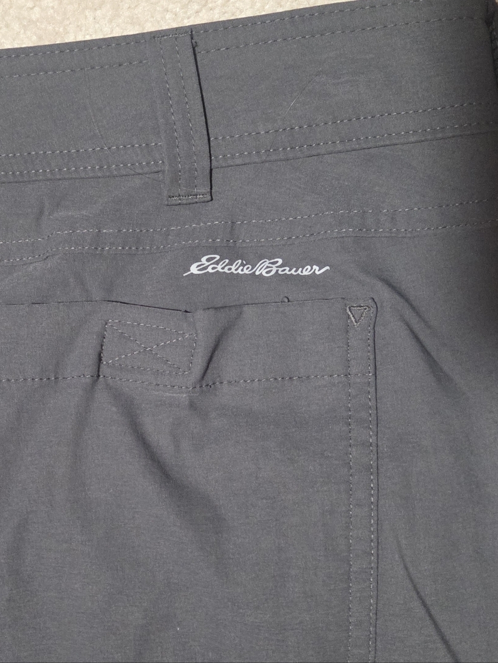 Eddie Bauer First Ascent Guide Pro Pants Mens 38x32 Gray Hiking Technical - Picture 3 of 7